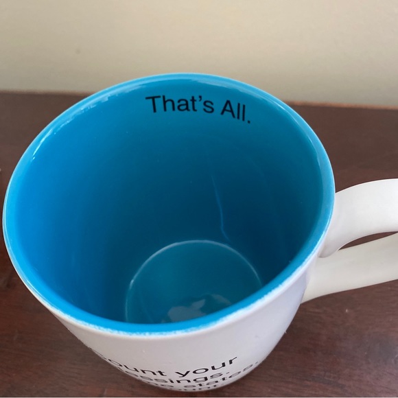 “Count Your Blessings” 16 Oz mug NWT in box - Picture 2 of 6